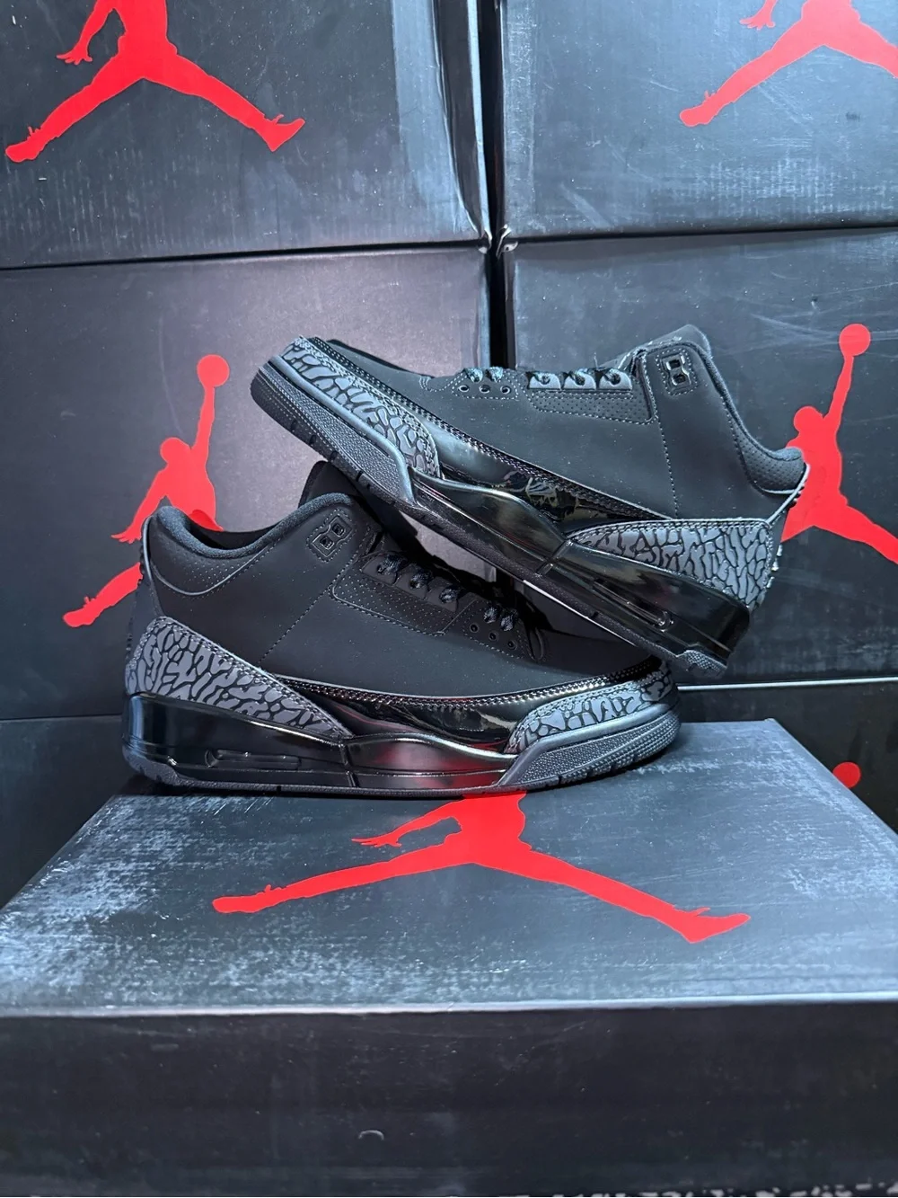 Air Jordan 3 Retro Black Cat Men’s Basketball Sneakers